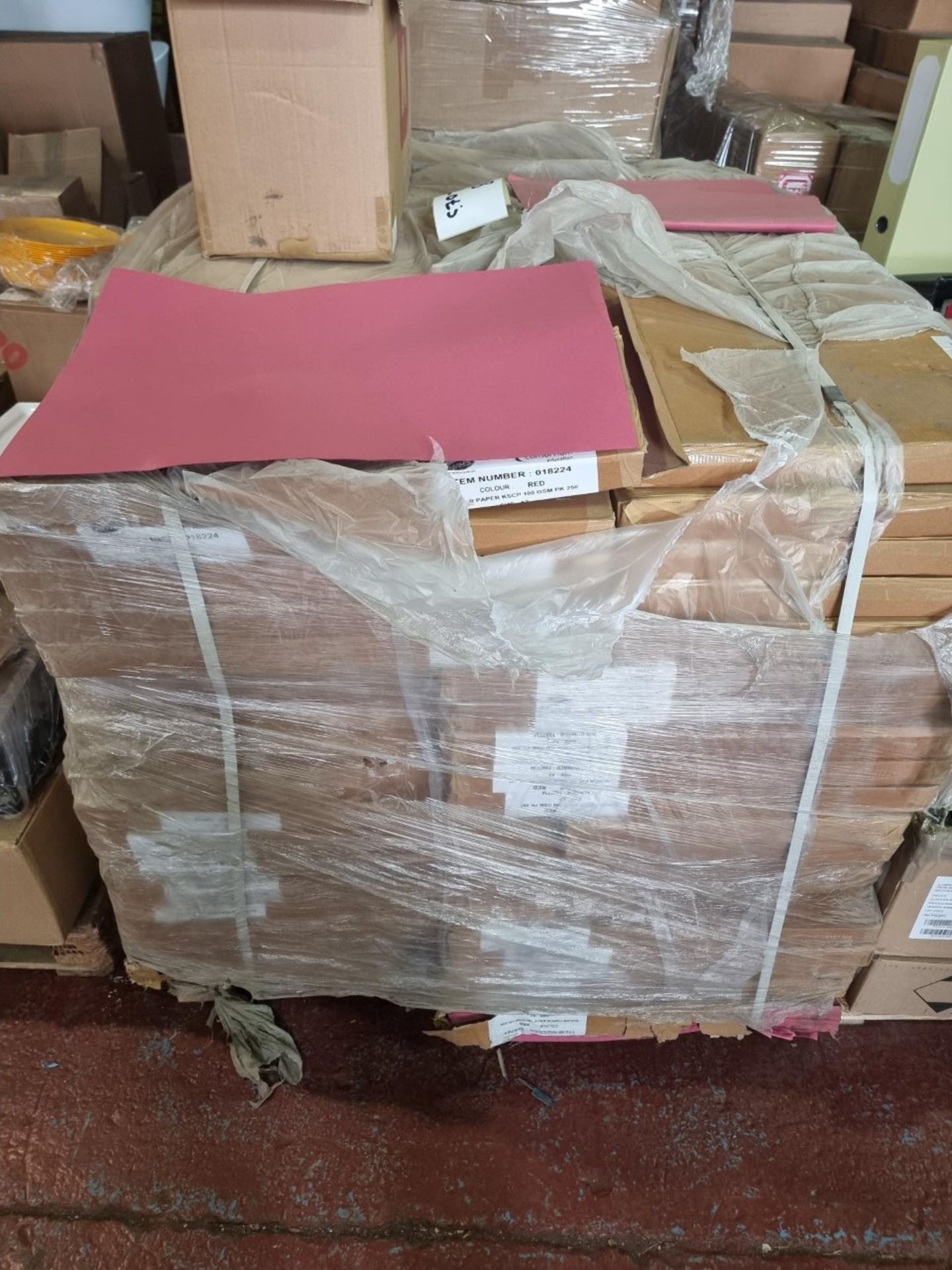 (P198) PALLET CONTAINING 5000 PIECES OF A2 SUGAR PAPER IN 20 BOXES