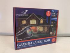PALLET TO CONTAIN 60 X BRAND NEW BOXED FALCON GARDEN LASER LIGHTS - WATERPROOF DECORATIVE