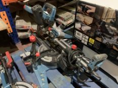 ERBAUER EMIS216S 216MM ELECTRIC DOUBLE-BEVEL SLIDING MITRE SAW 220-240V (UNCHECKED, UNTESTED)