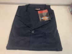 10 X BRAND NEW DICKIES REDHAWK WAREHOUSE COATS NAVY BLUE SIZE XS