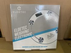 10 X BRAND NEW ELGETEC BATHROOM DIGITAL WEIGHING SCALES