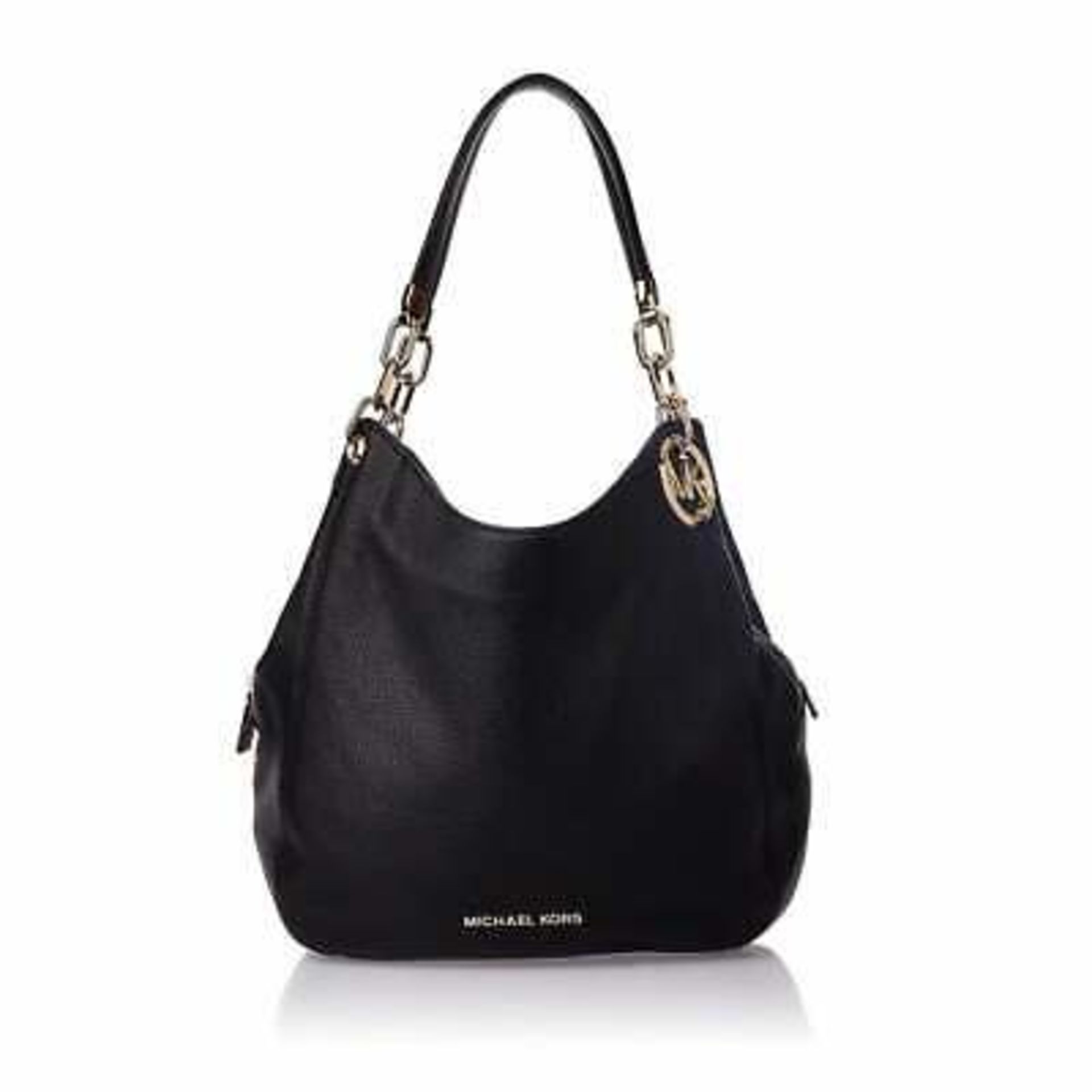 BRAND NEW MICHAEL KORS LILLEY BLACK LARGE CHAIN SHOULDER TOTE BAG (5964) RRP £435 P2