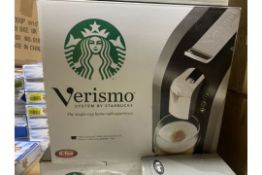2 X VERISMO SYSTEM BY STARBUCKS COFFEE MACHINES - UNCHECKED STOCK