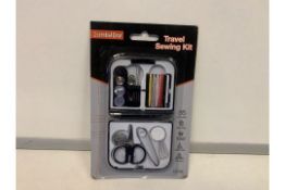 80 X NEW PACKAGED ESSENTIAL GEAR TRAVEL SEWING KITS. IDEAL FOR CAMPING, WALKING, SCOUT GUIDES,