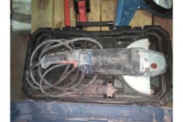 ERBAUER EAG2200 2200W 9" ELECTRIC ANGLE GRINDER 240V COMES WITH CARRY CASE (UNCHECKED, UNTESTED)
