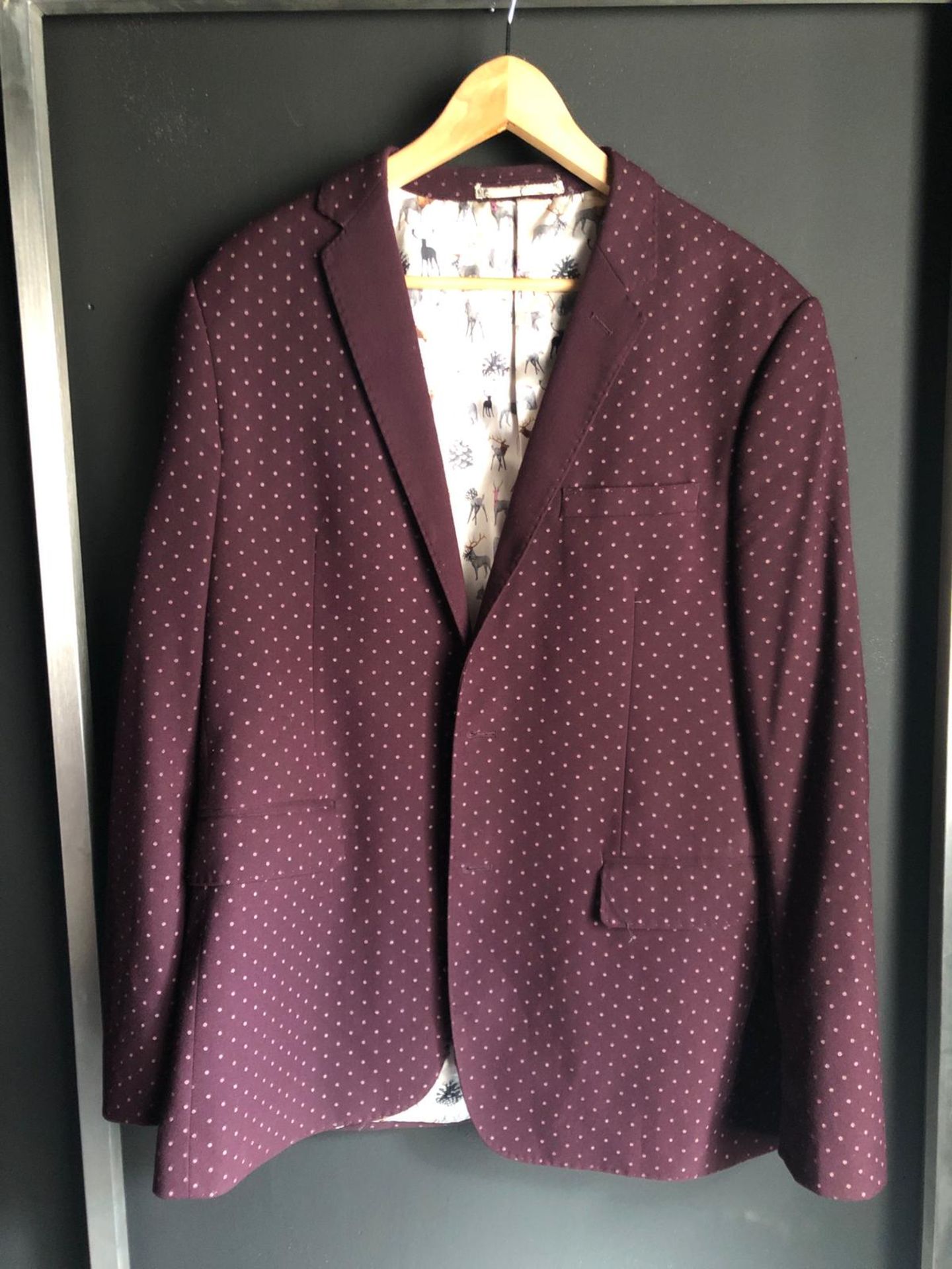 EX CATWALK PURPLE FERAUD BLAZER SIZE 42