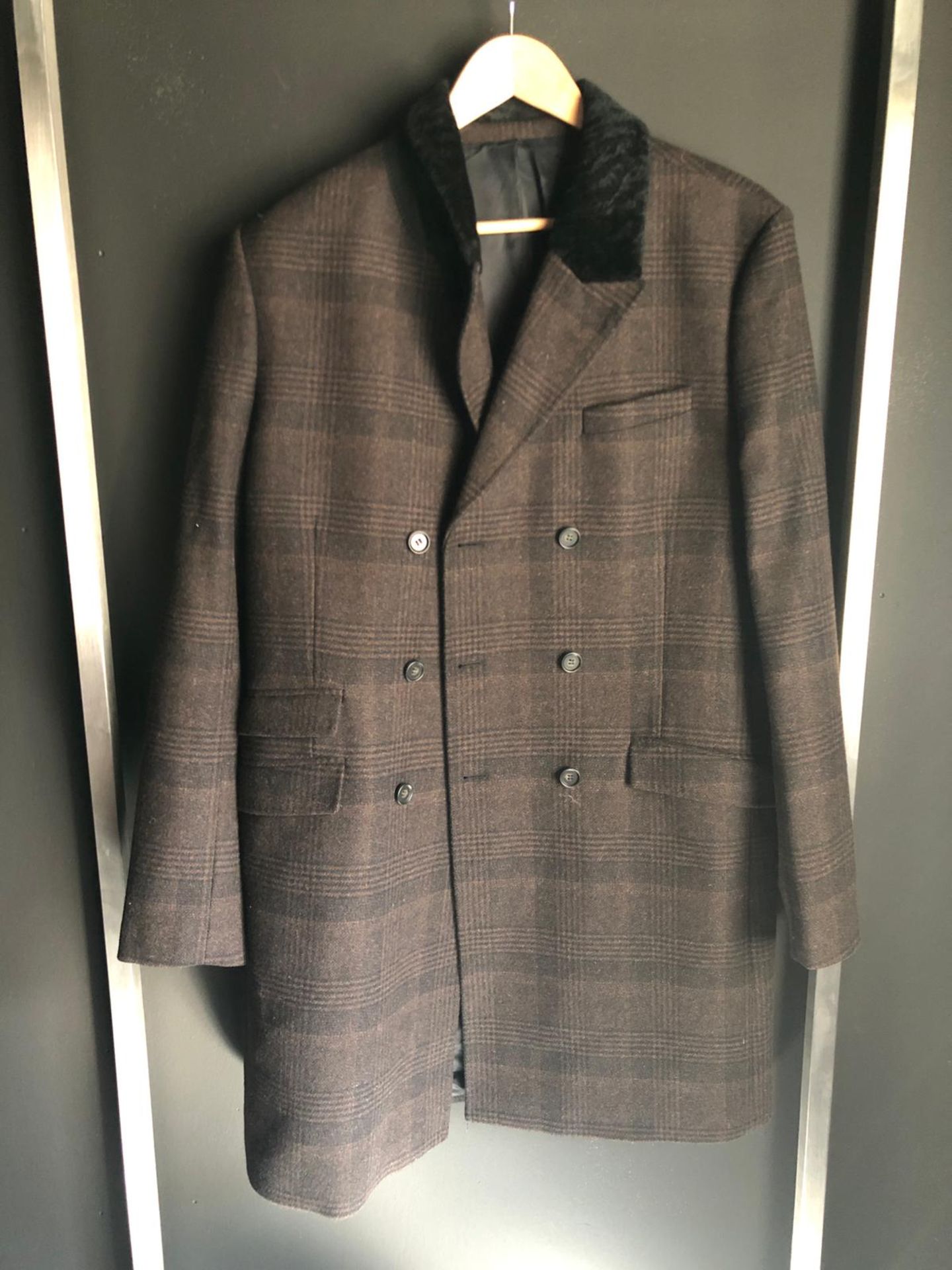 EX CATWALK THE KOOPLES JACKET BROWN RRP £400