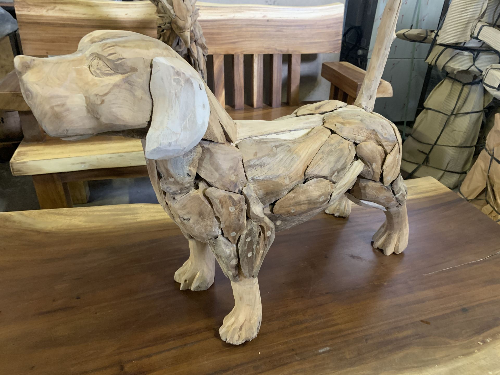 TEAK ROOT PUPPY L50 X W 25 X H50 RRP £275