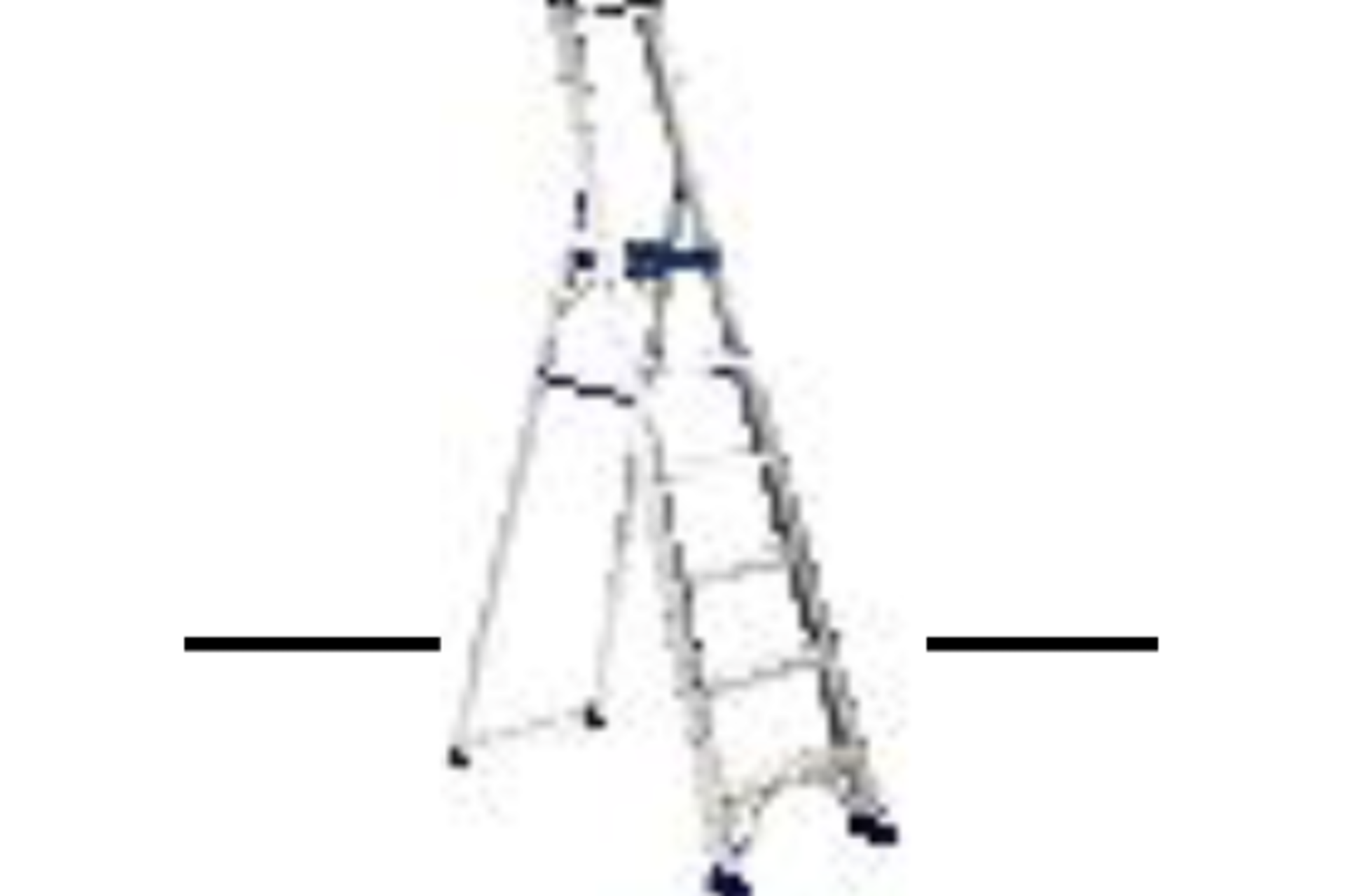 BRAND NEW REGINA 12 TREAD EN131 STEPLADDER PLATFORM HEIGHT 2770MM RRP £550 SV-REG-12