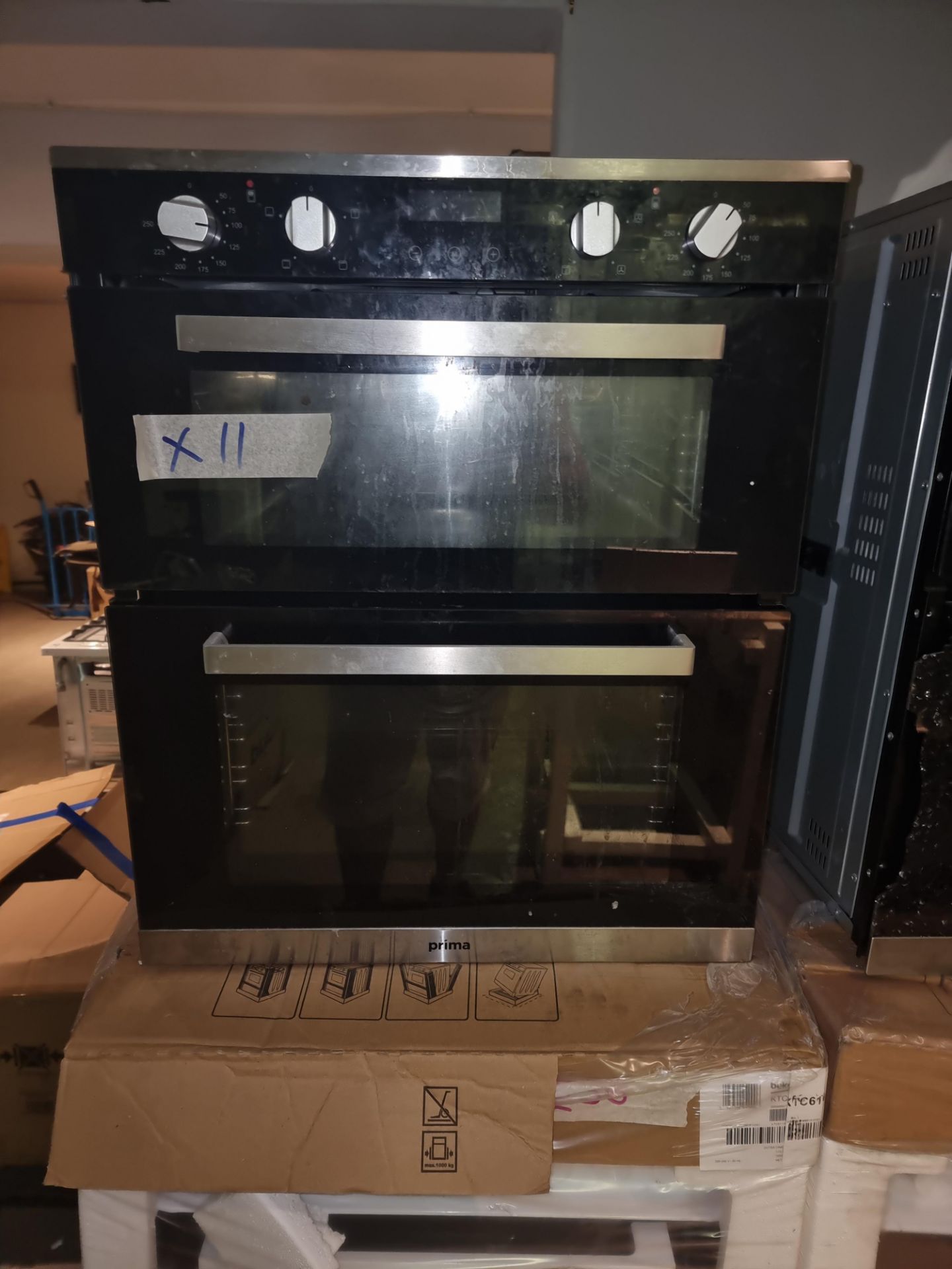 PRIMA+ PRDO304 BU DBL OVEN BGST – EX DEMO/USED