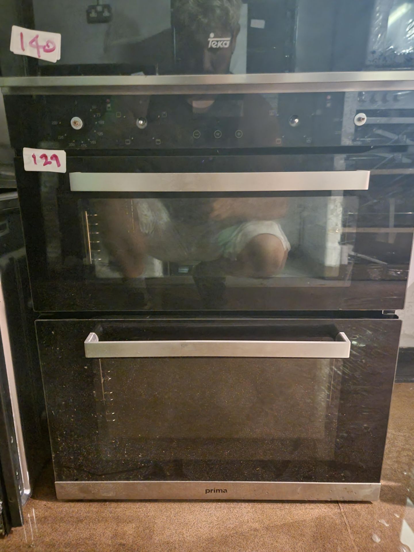 PRIMA+ PRDO304 BU DBL OVEN BGST – EX DEMO/USED