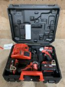 MILWAUKEE M18 CBLPP2A-402C 18V 4.0AH LI-ION REDLITHIUM BRUSHLESS CORDLESS COMBI DRILL & IMPACT