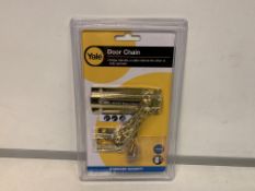 20 X NEW SEALED YALE SECURITY DOOR CHAINS. RRP £14.99 EACH