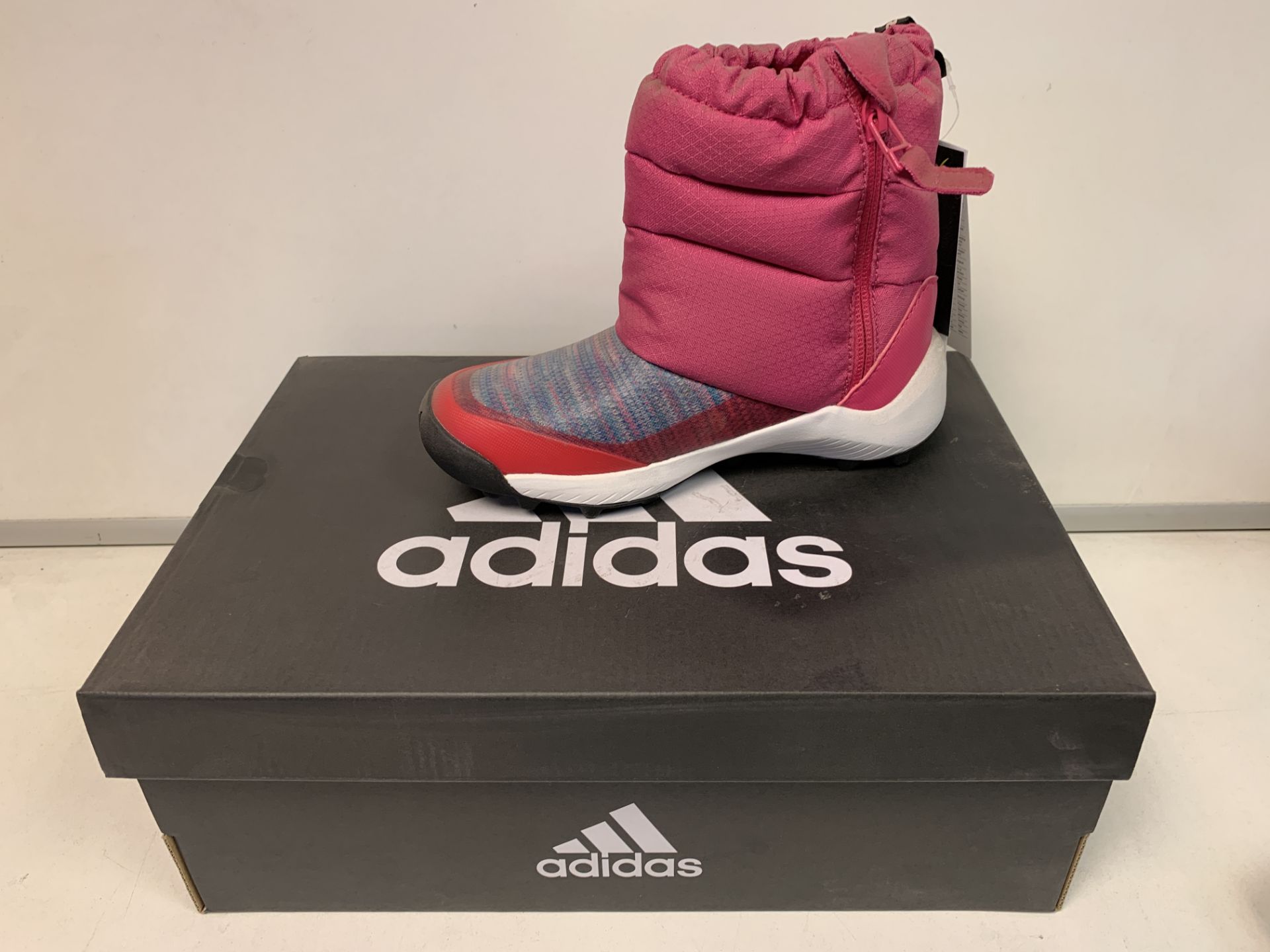 (NO VAT) 5 X BRAND NEW ADIDAS PINK RAPIDA SNOW BOOTS SIZE i12