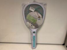 12 X NEW PACKAGED ELECTRIC FLY SWATTERS - BATTERY POWERED - USB RECHARGABLE - LED LIGHTS. RRP £14.99