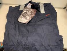 12 X BRAND NEW DICKIES NAVY BLUE FLAME RETARDANT LW PYRO COVERALLS SIZE 38R RRP £45 EACH