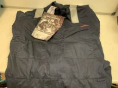 12 X BRAND NEW DICKIES NAVY BLUE FLAME RETARDANT LW PYRO COVERALLS SIZE 40R RRP £45 EACH