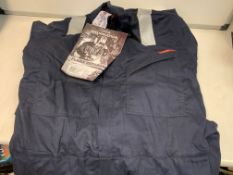 12 X BRAND NEW DICKIES NAVY BLUE FLAME RETARDANT LW PYRO COVERALLS SIZE 36R RRP £45 EACH