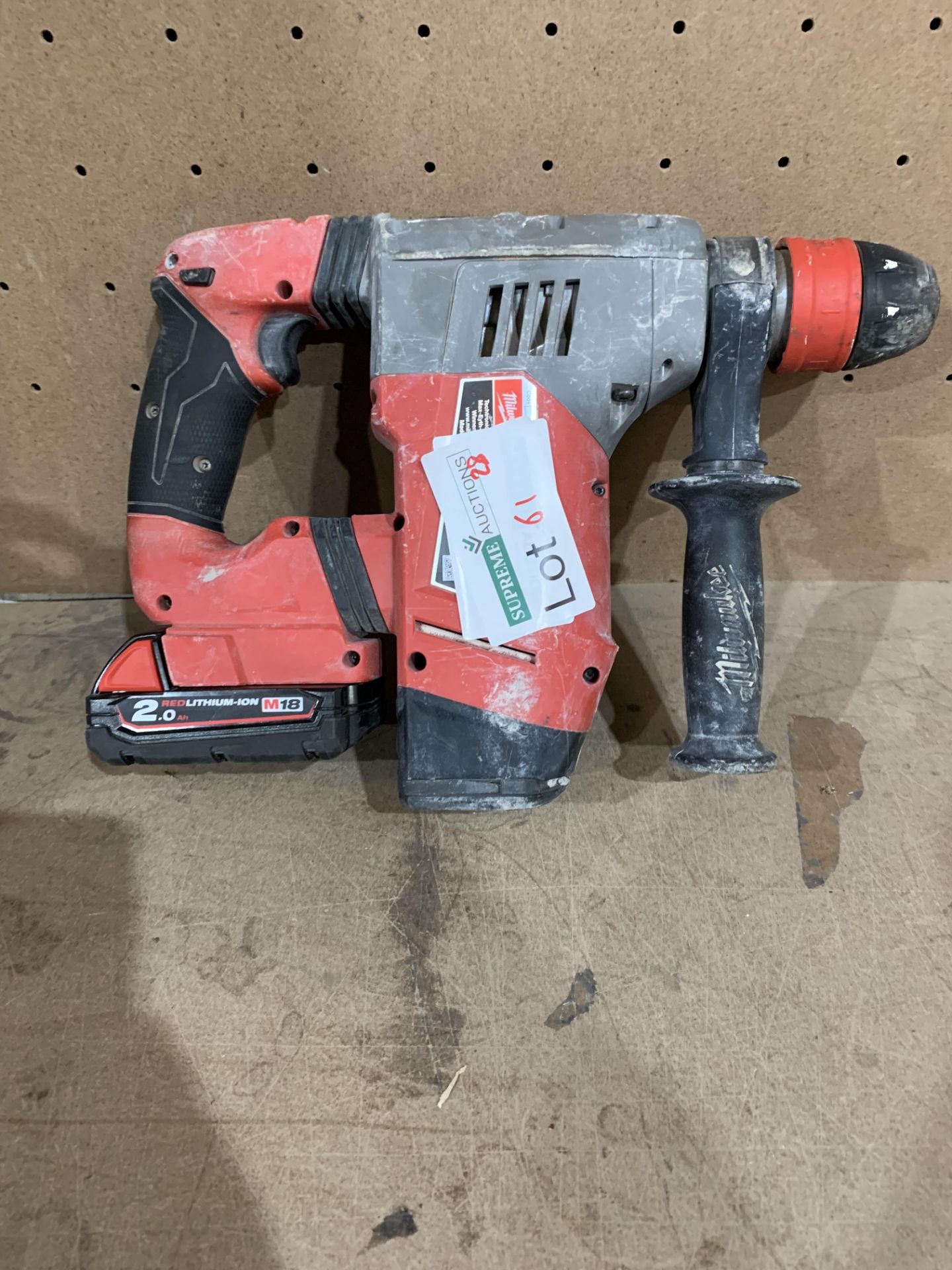 MILWAUKEE M18 CHPX-502X FUEL 4.3KG 18V 5.0AH LI-ION REDLITHIUM BRUSHLESS CORDLESS SDS PLUS HAMMER