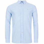 BRAND NEW BARBOUR OXFORD SKY BLUE SHIRT SIZE SMALL (3359) RRP £55