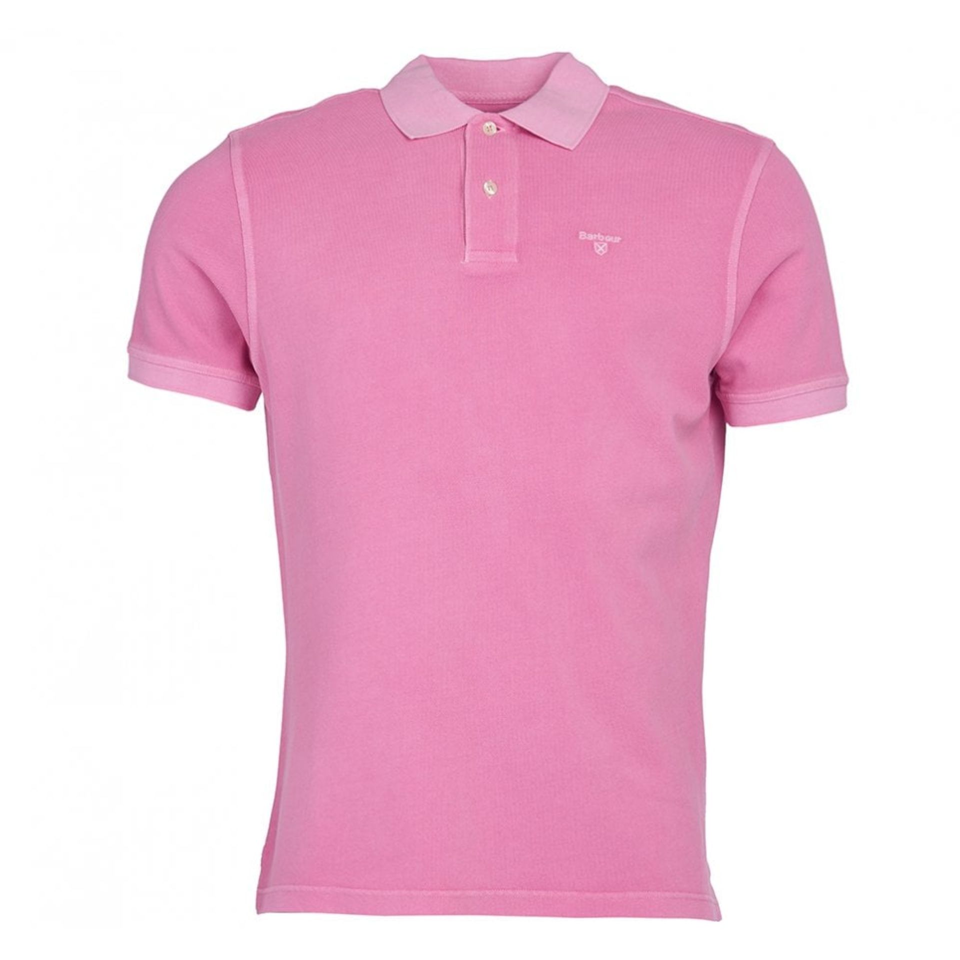 BRAND NEW BARBOUR WASHED SPORT POLO TOP MAUVE SIZE XXL (9718) RRP £50
