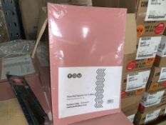 50 X BRAND NEW PACKS OF 10 PUNCHED SQUARE CUT FOLDERS