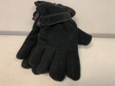 50 X BRAND NEW THERMAL INSULATION BLACK GLOVES