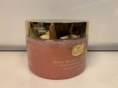 BRAND NEW KEDMA 500G PEACH AND HONEY SALT SCRUB WITH DEAD SEA MINERALS AND NATURAL OILS