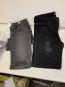 16 X BRAND NEW RISK COUTURE JEANS IN VARIOUS STYLES AND SIZES