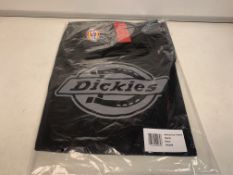 15 X BRAND NEW DICKIES ATWOOD LONG SLEEVED T SHIRTS BLACK SIZE LARGE RRP £30 EACH
