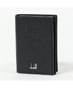 BRAND NEW ALFRED DUNHILL CADOGAN BUS CARD CASE BLACK (0736) RRP £189