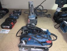 TOOL LOT INCLUDING ERBAUER SDS DRILL AND ERBAUER JIGSAW (UNCHECKED, UNTESTED)