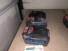 3 X ERBAUER 18V 4.0AH BATTERIES (UNCHECKED, UNTESTED)