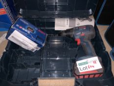 BOSCH CORDLESS BRUSHLESS COMBI DRILL COMES WITH 2 BATTERIES, CHARGER AND CARRY CASE (UNCHECKED,