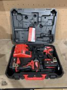 MILWAUKEE M18 CBLPP2A-502C 18V 5.0AH LI-ION REDLITHIUM BRUSHLESS CORDLESS COMBI DRILL & IMPACT