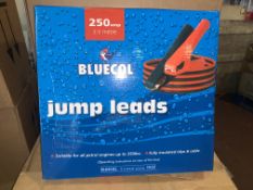 12 X BRAND NEW BLUECOL 250AMP JUMP LEADS