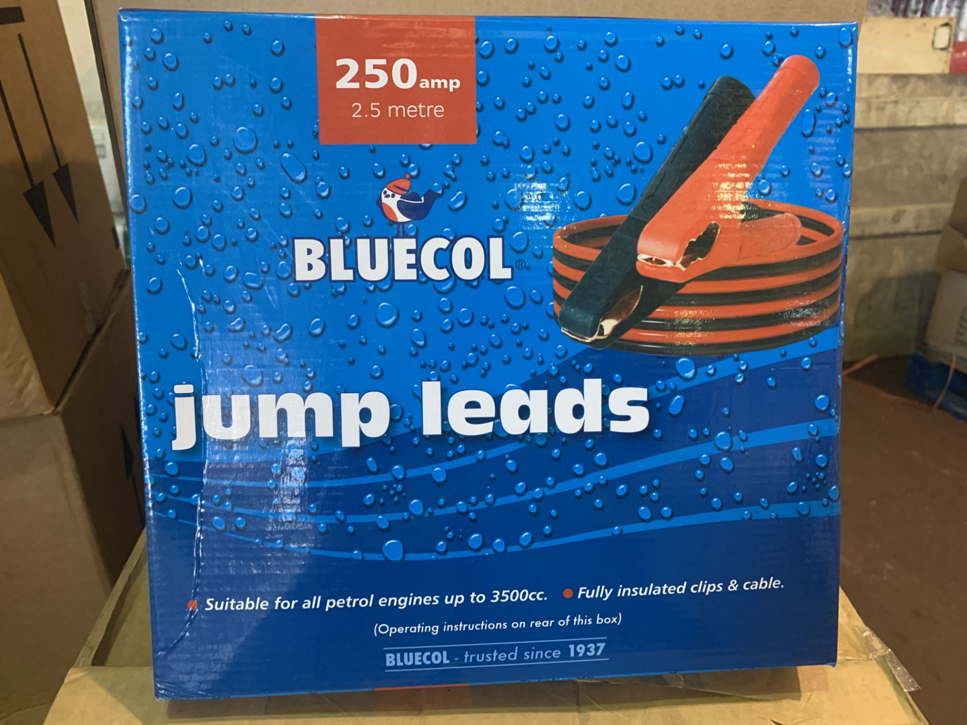 12 X BRAND NEW BLUECOL 250AMP JUMP LEADS