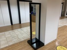 FREESTANDING DOUBLE SIDED MIRROR