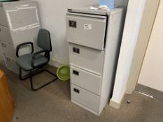 3 X 4 DRAWER METAL FILING CABINETS