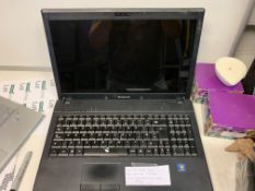 LENOVO G560 LAPTOP, INTEL CORE i3 2.53 GHZ, 320GB HARD DRIVE ( DATA WIPED ) WITH CHARGER