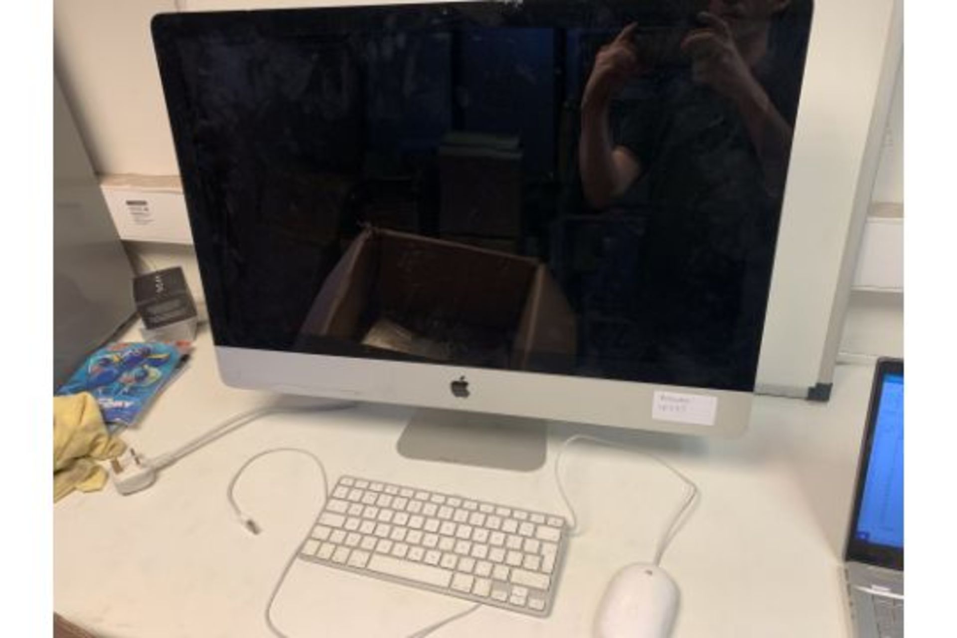 APPLE IMAC ALL IN ONE PC, INTEL CORE i3, 3.2GHZ, 27 INCH SCREEN, HIGH SIERRA OPERATING SYSTEM, (SMA