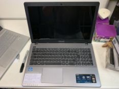 ASUS X5506A LAPTOP, INTEL CORE i5-3337U, 750GB HARD DRIVE ( DATA WIPED ) WITH CHARGER