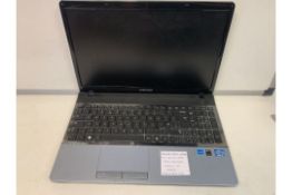 SAMSUNG 3530 LAPTOP, INTEL CORE i3-2328M, 320GB HARD DRIVE, WINDOWS 10 WITH CHARGER (79)