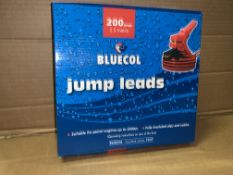 12 X BRAND NEW BLUECOL 200AMP JUMP LEADS