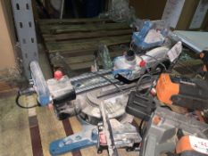 ERBAUER 216MM SLIDING MITRE SAW 220/240V (UNCHECKED, UNTESTED)