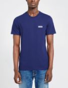 BRAND NEW BARBOUR INTL SMALL LOGO TEE NEEL BLUE SIZE XL RRP £40 - 3