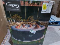 BOXED CLEVER SPA MIA 4 PERSON HOT TUB - RRP £425 UNCHECKED/UNTESTED