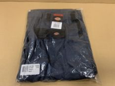 9 X BRAND NEW DICKIES GREY/BLACK EVERYDAY TROUSERS SIZE 42R
