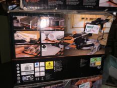 EVOLUTION R255SMS 255MM SLIDING MITRE SAW 230V COMES WITH BOX (UNCHECKED, UNTESTED)