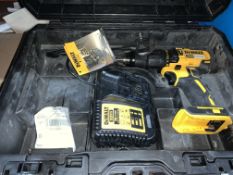 DEWALT CORDLESS BRUSHLESS COMBI DRILL COMES WITH CHARGER AND CARRY CASE (UNCHECKED, UNTESTED)